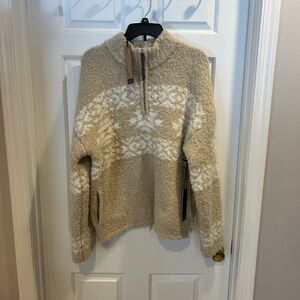 NWT Nicole Miller 1/4 zip women’s sweater Sz XL - Heavyweight